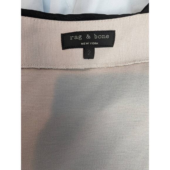 Rag & Bone Dress Size 2 Silk One Shoulder Wedding Guest Formal Date Night LBD - Picture 9 of 10